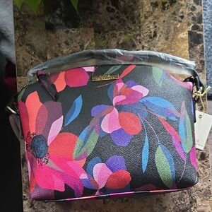 Trina Turk Multicolor Floral Crossbody Bag